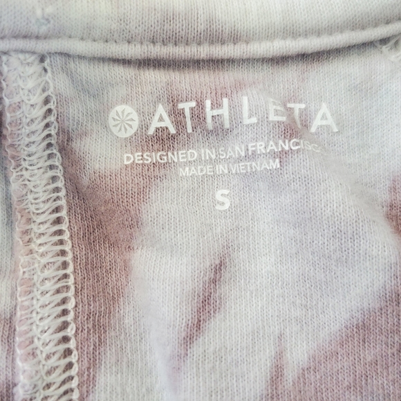 ATHLETA Sundown Sweatshirt Pink Tye Die Size Small - Picture 4 of 8
